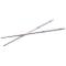 Generic 8.9" Length White Vine Pattern Stainless Steel