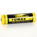 Tomas 18650 4.2V RECHARGEABLE BATTERY 7800MAH
