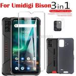 Generic For UMIDIGI Bison X10 X10G X10S GT2 Pro 3 In1 Tempered GlCase Camera  Protective On UMIDIGI Bison GT NFC