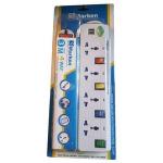 Marken 4way Extension With 2 USB Ports With 3M Cable