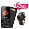 Bontel L700_1.77"screen Display,Big Speaker..Dual Sim_black+free Gifts