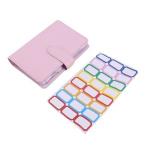 Generic 6 Ring Leather Notebook Budget Binder Planner, Cash Envelopes for Budgeting Money Saving Binder Organizer B