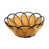 Generic 7 Inch Plastic Braided Basket Fruit Vegetable Coo
