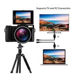 Generic Digital Camera Premium Support SD Card Camcorder Photography F=2.4 1080P 3.0 Inch LCD Digital Video High Performance GOIMAGE