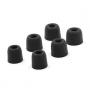 Generic KZ New Upgrade  3Pair(6Pcs) Noise Isolating Comfortable Memory Foam Ear Tips Ear Pads Earbuds for in Earphone Headphones Black