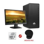 HP 290 G4 Microtower PC-10th Gen Intel Core I3-4GB RAM-1TB HDD+18.5" Monitor+Free Mouse Pad
