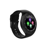Smartwatch Y1 Smartwatch Round SIM Card Slot &TF Card - Black