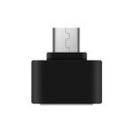 Generic V8 Mini Micro USB Male To Female U Disk OTG Adapter-Black