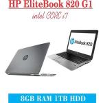 HP Refurbished EliteBook 820 G1 Core I7 8GB RAM 1TB HDD SLIM ULTRABOOK