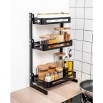 Generic Metallic Spice Rack Carbon Steel Black