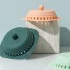 Generic Home Sink Silica Gel Filter Bathroom Floor Drain Cover Dark Green