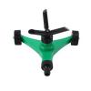 Generic Three-fork Rotary Sprinkler With Wheels Watering Kits Tri-outlet Automatic Rotating Sprinkler Garden Lawn Yard Irrigation System