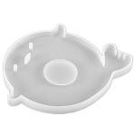 Generic DIY Crystal Epoxy Molds Creative Coasters for Cups and Candles Candle Mats Silicone Molds,Dolphin