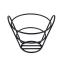 Generic French Fries Basket Snack Bucket Chip Fried Chicken Storage