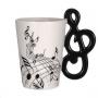 Generic Wholesale Guitar Ceramic Cup Personality Music