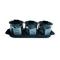 Generic 3Pcs Glass Sugar Dish 250ml With Tray