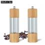 Generic Manual Salt Pepper Mill Grinder Wood Seasoning Muller