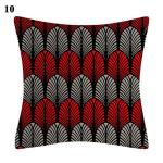 Generic New Geometric Pillow Case Red Abstract Cushion Cover Plaid