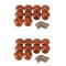 Generic 20Pcs/Lot Wood Knobs Wooden Cabinet Drawer Handles Wardrobe