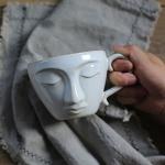 Generic Ceramic Funny Mugs And Cups Human Mug Coffee Cups