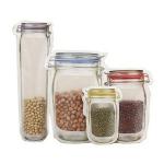 Generic 20 Pack Mason Bottles Jar Bags Zipper Reusable Food Storage