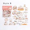 Generic Mr.paper 8 Designs 46 Pcsbag Cartoon Style Waxy Jiji Series