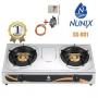 Nunix Table Top Gas Cooker + FREE Pipe + 13 Kg Regulator + Tightener