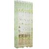 Generic Romantic Floral Tulle Voile Room Divider Door Window-Green