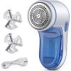 Generic Electric Lint Remover Portable Clothes Shaver with 2 Replaceable s for Clothes Blanket Cushion Sofa Sweaters Carpet