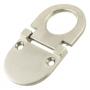 Generic Cupboard Drawer Metal Flush Mount Pull Ring Handle Silver Tone