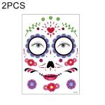 Generic 18 PCS Halloween Face Tattoo Stickers