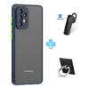Samsung Galaxy A13 4G Slim Matte Translucent Fit Cover + Bluetooth Headset + Phone Ring.