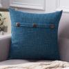 Fashion Elegant "18 By 18"  Decorative Blue Throw Pillow Covers