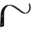 Generic 4.5Inch S Shape Wall Hanging Flower Pot Bracket Hook Iron Black