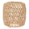 Generic Simulated Rattan Lamp Cover Handmade Woven Chandelier Vintage Lampshade Home Decor Hanging Pendant Bedroom