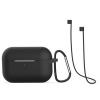 Fashion Bluetooth Earphone Protective Case For AirPods Pro-Black
