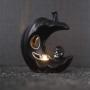 Generic Halloween Candle Light Decor Props Scary Skull Light Glowing Pumpkin Lantern Decorative Lights for Party Black