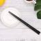 Generic 1 Pair Japanese Chopsticks Alloy Non-Slip Wood Color Sushi Chop Sticks Set
