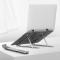 Generic Portable Adjustable Laptop Stand Desktop Lifting Height Increase Rack Folding Heat Dissipation Holder, Style: Ordinary(Silver)