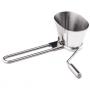 Generic Manual Herb Stainless Steel Spice Mill Cheese Shredder Coriander Spice Grater Grinder with Handle Kitchen Grinding Tools
