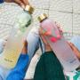 Wish Bottles White Frosted Water Bottle 1L