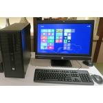 HP Refurbished  ProDesk 800 G2 I5-4GB RAM, 500GB HDD-3.2GHz -17" Monitor-Black