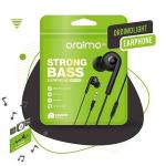 Oraimo Strong Bass Earphone With Mic + Free Rubber Buds