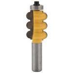 Generic 1/2 inch Shank Triple Bead Triple 2 Molding Router Bits Hand Tool Woodworking Cutter