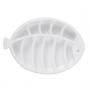Generic Fish-Shaped Soap Plastic Box Storage Container Soap Dish Saver Tray Holder Case Bathroom Gadgets,White