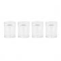 Generic 4PCS Acrylic Transparent Bracket Sheet, Wall-Mounted Display Sign Through-Hole Panel Bracket, Waterproof, 13x13mm B