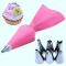 Brookside 8PcsSet Pastry Bag Tips Kitchen Cake Icing Piping Cream Cake Decorating Tools Reusable 6 Nozzle SetB
