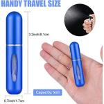 Generic 5ml Portable Refillable Perfume Empty Atomizer Bottle, Blue