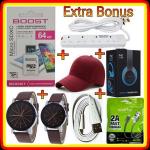 Memory Card64GB +Extra Gift 4Way Extension& Others