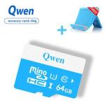 Qwen 64GB Memory Card High Speed & Phone Stand Holder